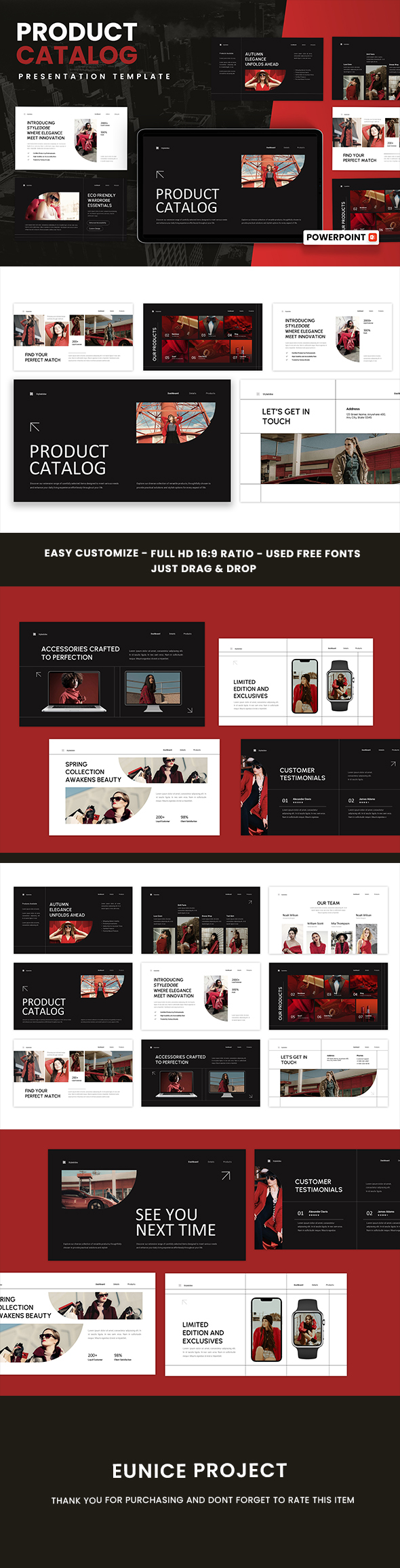Product Catalog PowerPoint Template, Presentation Templates GraphicRiver